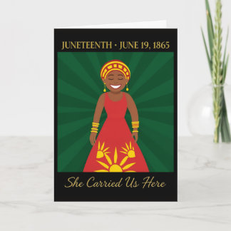 Juneteenth-Matriarch-Muttertagskarte Feiertagskarte