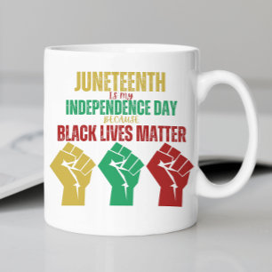 Juneteenth Pan-Afrikanische Faust Tasse