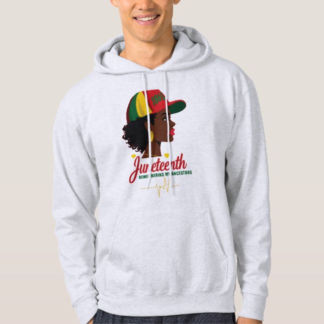 Juneteenth Pride – 1865 Heritage Tribute Hoodie (Vorderseite)