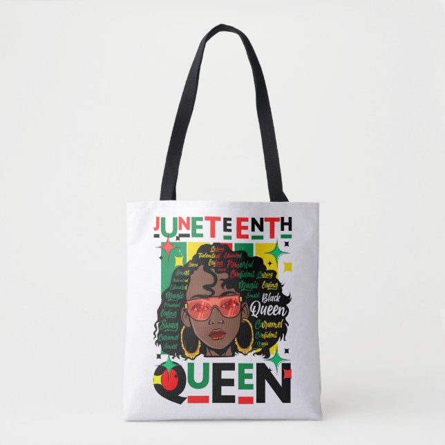 Juneteenth Queen Melanin Sista Black Girl Magic (Vorderseite)