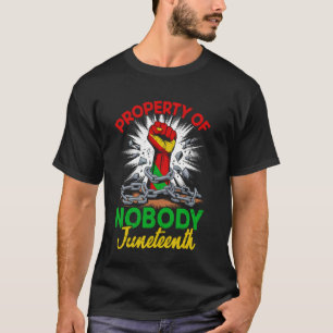 Juneteenth Schmetterling Black History Month Afroz T-Shirt