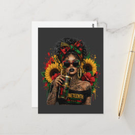 Juneteenth Schwarze Frauen Afroamerikanische Gesch Postkarte