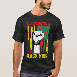 Juneteenth Schwarzer Vater Tag Dad King Freiheit f T-Shirt