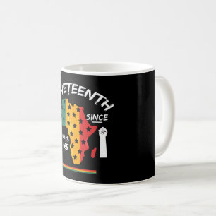 Juneteenth Seit 19. Juni 1865 T-Shirt Free Ish Kaffeetasse