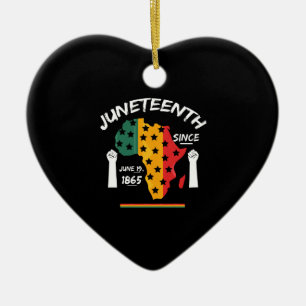 Juneteenth Seit 19. Juni 1865 T-Shirt Free Ish Keramik Ornament