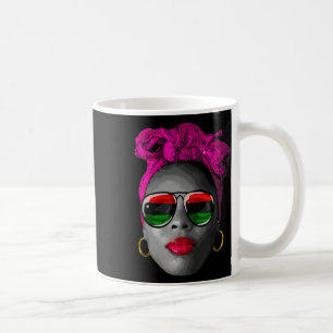 Juneteenth-Shirts Frauen Drogen Afro-Puppe Königin Kaffeetasse