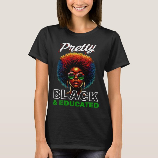 Juneteenth-Shirts Frauen schwarze Geschichte schwa T-Shirt (Vorderseite)