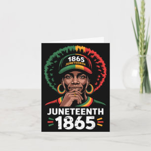 Juneteenth-Shirts schwarzer Stolz Afro Männer Frau Karte