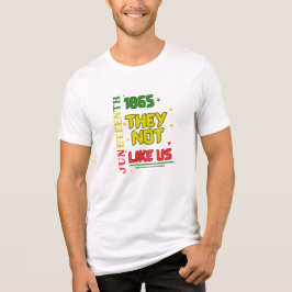 Juneteenth Sie mögen uns nicht Tri-Blend Shirt