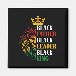 Juneteenth Stolze Schwarze Männer Vatertag Schwarz Magnet