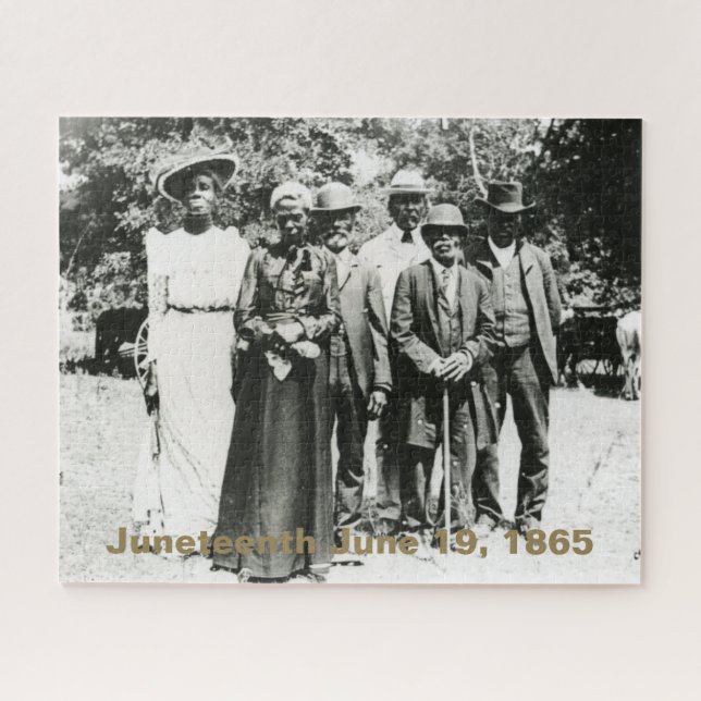 Juneteenth-Tag 1866: Feier der Emanzipation Puzzle (Horizontal)