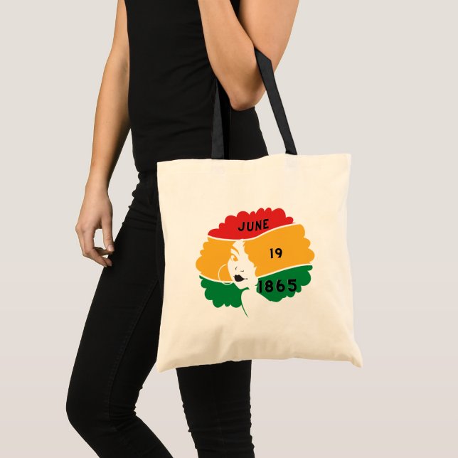 Juneteenth Tote Bag Tragetasche (Vorderseite (Produkt))