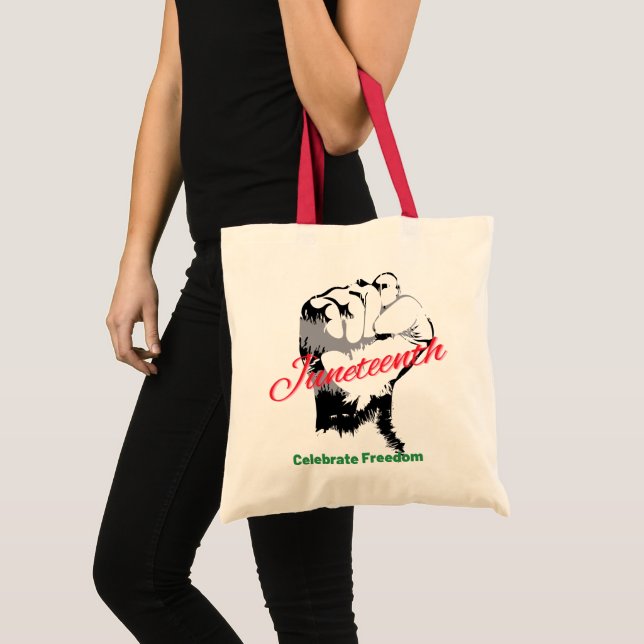 Juneteenth Tote Bag Tragetasche (Vorderseite (Produkt))