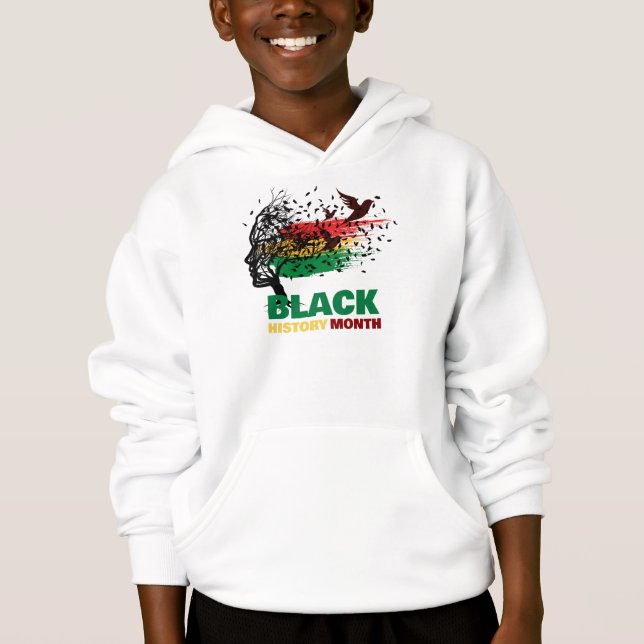 Juneteenth Tree African Root Proud Black History Hoodie (Vorderseite)