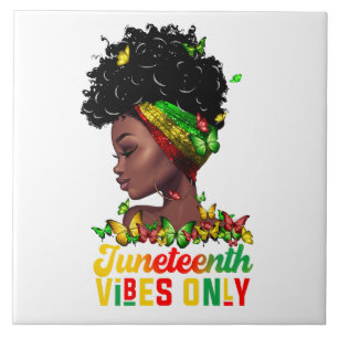Juneteenth Vibes Keramik Tile Fliese