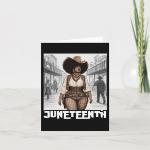 Juneteenth Wild West Karte