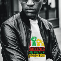 Juneteenth-Wortkunst in panafrikanischen Farben