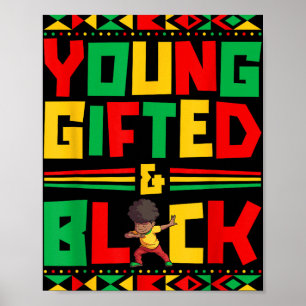 Juneteenth Young Black Boy American History Poster