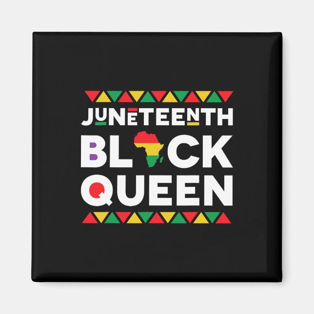 Juneteste Black Queen 1 Magnet (Vorne)