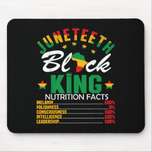 Juneteth Black King ernährungswissenschaftliche Fa Mousepad