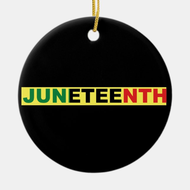Junetezehnt Keramik Ornament (Vorne)
