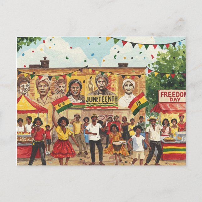 Junetezehnt Postkarte (Vorderseite)