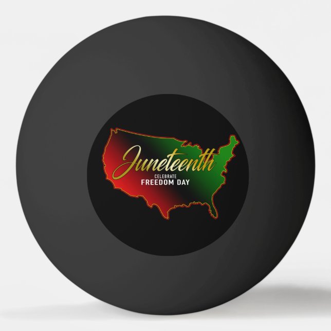 Junetezehnt Tischtennisball (Vorderseite)