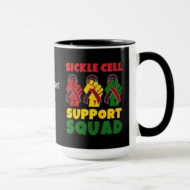 Junetezehnte SICKLE CELL SUPPORT SQUAD Custom Tasse (Rechts)