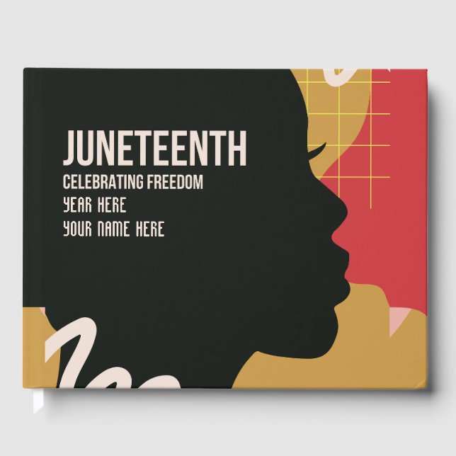 Junetzehnte feiert Freedom Party Gästebuch (Vorderseite)