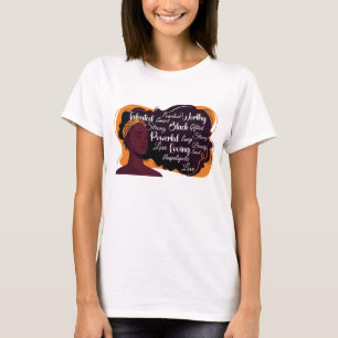 Junetzehnte Tahirt Black History tee Schwarze F