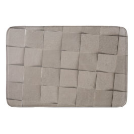 Jung-beige Kachelmuster aus Sand Badematte