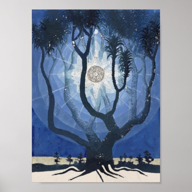 Jung Tree of Life Illustration Poster (Vorne)