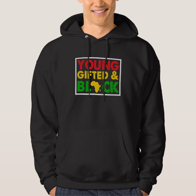 Jung und Schwarz Hoodie (Vorderseite)