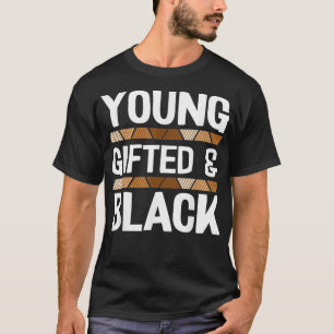 Jung und schwarz Monat Cooler BLM Melanin T-Shirt