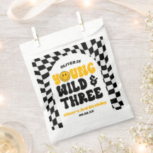 Jung, Wild & Three Retro Dritte 3. Geburtstagsfeie