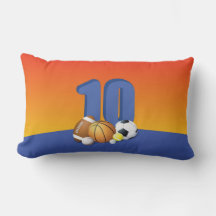 Junge 10. Geburtstag Sportbälle