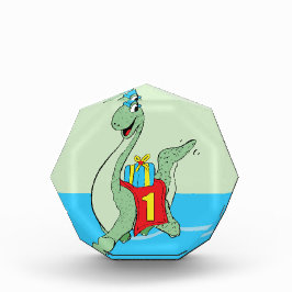 Junge, 1. Geburtstag Dinosaurier Fotoblock