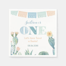 Junge 1. Geburtstag Party Taco über Fiesta
