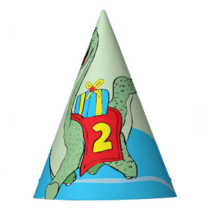 Junge, 2. Geburtstag Dinosaurier Partyhütchen