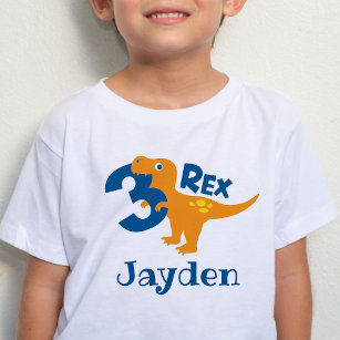 Junge 3. Geburtstag 3-Rex Dinosaur T - Shirt