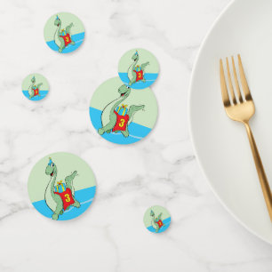 Junge, 3. Geburtstag Dinosaurier Konfetti