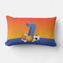 Junge 7. Geburtstag Sportbälle