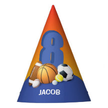 Junge 8. Geburtstag Sportbälle