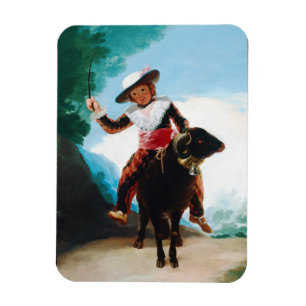 Junge auf einem Ram Francisco José de Goya Magnet