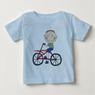 Junge auf Fahrrad-T-Shirts und Geschenken Baby T-shirt