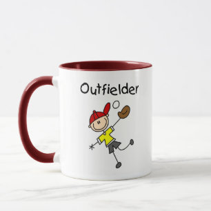 Junge Außenfeldspieler Tasse
