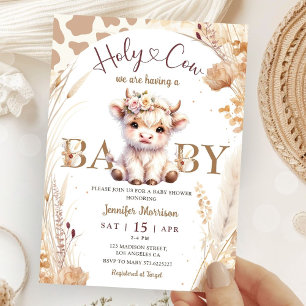 Junge Babydusche Boho Geschlecht neutral Einladung