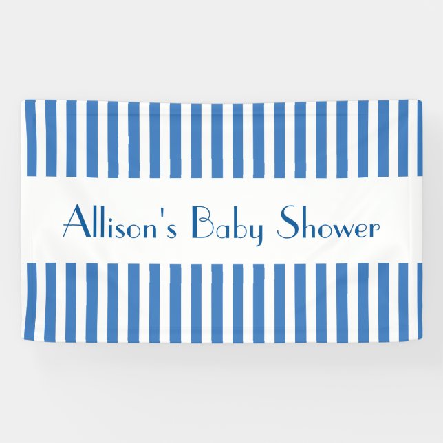 JUNGE Babyparty-Streifen wählen Ihre Farbe A01 Banner (Horizontal)