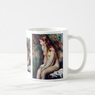 Junge Badende von Pierre-Auguste Renoir Kaffeetasse