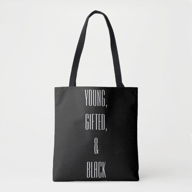 Junge, begabte u. schwarze Tasche (Vorderseite)